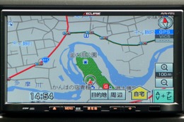 iPhoneアプリ連携でナビの新たな活用を提案……富士通テン イクリプス AVN-F01i 画像