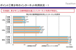 青少年のネット利用やトラブル経験の実態、保護者の認識を上回る 画像