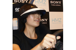 750型サイズの超迫力!……ソニー ヘッドマウントディスプレイ HMZ-T1 画像