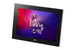 NEC、Windows 7搭載のスレートPC「LaVie Touch」を発表 画像