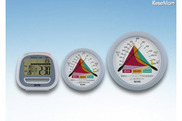 タニタ、季節性インフルエンザの予防に役立つ温湿度計 画像