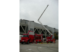 【危機管理産業展】福島原発に投入された東京消防庁の特殊車両が登場 画像