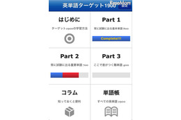 NO.1大学受験英単語集のiPhone＆iPadアプリ「英単語ターゲット1900」 画像