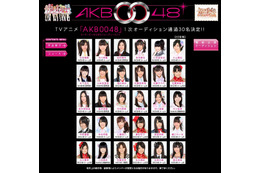 神に誓ってガチ!? AKBアニメ「声優選抜」オーディション通過者30名が発表 画像