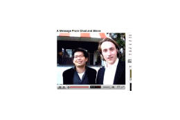 「買収されちゃったよ!」-YouTube創業者2名がビデオメッセージを公開 画像