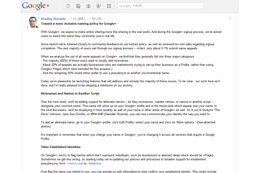 芸名など広く認められた名前はOK!Google+が実名以外のユーザー名を使用可能に 画像