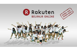 JKT48が楽天のインドネシアECモールのCMに登場! 画像