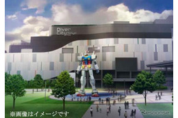 ガンダムフロント東京 4月19日オープン…実物大ガンダム 画像