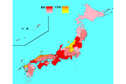 東京都、インフルエンザ流行警報発令！……定点あたり32.2人 画像
