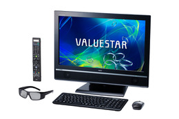 NEC、AV PCのフラッグシップモデルとなる23型「VALUESTAR W」 画像