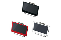 乾電池駆動の12型フルセグテレビ! 19型の外付けHDD録画対応モデルも 画像