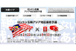 ロンドン五輪出場に正念場! 対マレーシア戦今夜22時キックオフ、テレ朝、NHK-BSで中継 画像