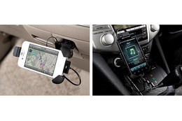 サンワサプライ、充電用USBポート付のスマートフォン車載ホルダーを発売 画像