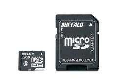 Class6に対応するmicroSDHCカード、変換アダプタ付きで最大32GBまで4製品 画像