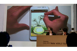 【ビデオニュース】デジタルとアナログの融合! 「GALAXY Note」、“Sペン”デモンストレーション 画像