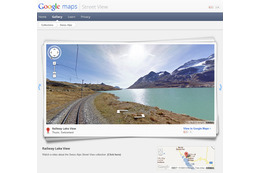 今度はアルプスの景色!Googleがストリートビューにスイス・レーティッシュ鉄道を追加 画像