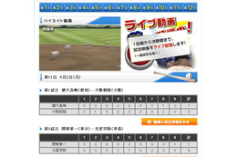 センバツ大会、決勝は大阪桐蔭と光星学院の対戦に……明日16時からネット中継も  画像