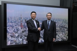 NHKとパナソニック、145型スーパーハイビジョン用プラズマディスプレイを開発!……世界初の自発光型SHVディスプレイ 画像