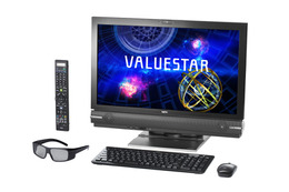 NEC、電源ONから約2秒でテレビ視聴が可能なAVパソコンなど「VALUESTAR」の夏モデル8機種