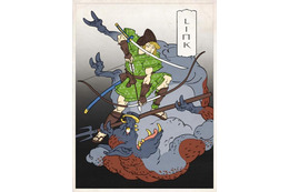 海外アーティストが描いた浮世絵風ゲームキャラ 画像