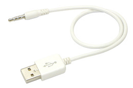 ダイヤテック、純正DockなしでUSB接続が可能になるiPod shuffle(2nd)用ケーブル 画像