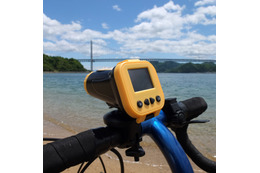 自転車や車、サーフボードへ搭載可能! 20m防水・フルHD対応デジタルビデオカメラ 画像