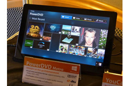 【COMPUTEX TAIPEI 2012 Vol.20】CyberLink、Windows 8の動画再生を強化する「PowerDVD Metro」などをデモ 画像