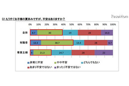 小1の母親、有職者の52％が「子どもの夏休みが不安」 画像