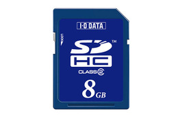 アイ・オー、大容量8Gバイトと超高速4GバイトのSDHCメモリーカード 画像