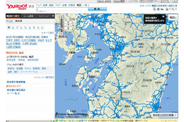 【大雨】Yahoo!ロコ 地図、九州地方の通行実績情報を緊急追加 画像