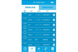 成田国際空港アプリ……搭乗カウントダウンや館内AR ナビなど 画像