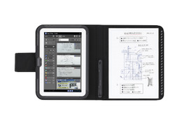 カシオ、手書きとデジタルをつなぐ新発想のビジネスタブレット……Xi（クッロシィ）対応も 画像