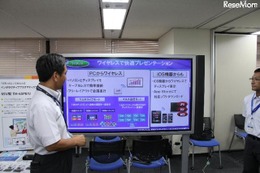 【電子黒板】パナソニック…視野角が広くペン4本認識のプラズマディスプレイ