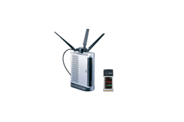 draft IEEE 802.11nとa/b/gが同時利用できるアクセスポイント&CardBus用カード 画像