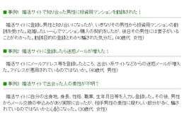 婚活サイトへの登録は慎重に……東京都が注意喚起 画像