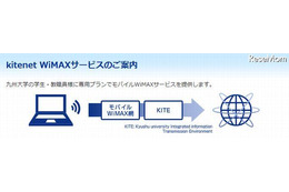 九州大学、大学専用WiMAXサービスを開始へ