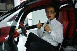 【CEATEC 2012 Vol.19】トヨタ友山常務役員、Smart INSECTは「常に人や家、社会と対話できる車」 画像