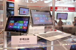【CEATEC 2012 Vol.29】CEATEC会場で発見! Windows 8搭載の未発表マルチタッチPC 画像