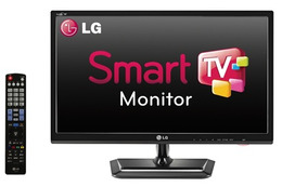 LG、3波チューナー搭載の23型液晶「Smart TV Monitor」……USB外付けHDD録画に対応 画像