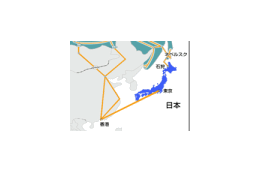 NTTComと露トランステレコム、最大640Gbpsの日露間光海底ケーブルの建設に合意 画像