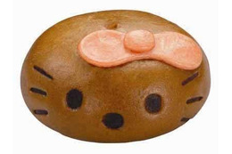 ちょっぴり小悪魔? になった「ハローキティチョコまん」 限定で発売 画像