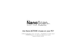 60秒以内でマルウェアが検出できるオンラインスキャナ「NanoScan ベータ版」 画像
