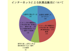 インターネットでの医薬品販売、患者以外は「全面禁止」が「全面解禁」上回る 画像