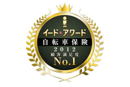 au損保、ファミリー自転車 顧客満足度「自転車保険部門」でNo.1獲得 画像