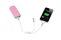 5,200mAhの大容量バッテリを搭載、iPhone&スマホ向けカラフル充電器 画像
