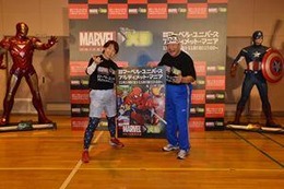 浜口親子が小学校の一日教師 「マーベル・ユニバース」新作のディズニーXD放送記念 画像