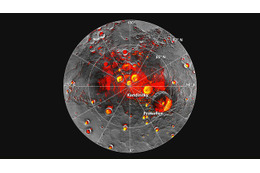 水星に氷が存在……NASAメッセンジャー探査機のデータ 画像