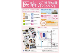 医師・薬剤師などが体験できる帝京大「医療系進学体験イベント」12/16 画像