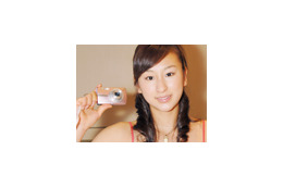 【PIE 2007 Vol.19】【独占インタビュー】μ 750ユーザーの浅田舞選手「写真を撮るのが好き。一眼レフカメラも使ってみたい」 画像