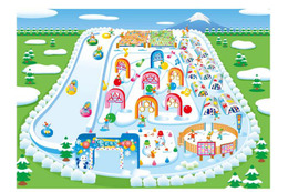 富士山麓に「音」と「光」の雪上アスレチック登場! 画像
